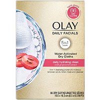 Daily Facials 5 in 1 Water-Activated Dry Cloths