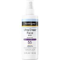 Ultra Sheer Face Mist Sunscreen Broad Spectrum SPF 55