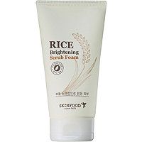 Rice Brightening Scrub Foam