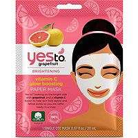 Grapefruit Vitamin C Glow-Boosting Paper Mask