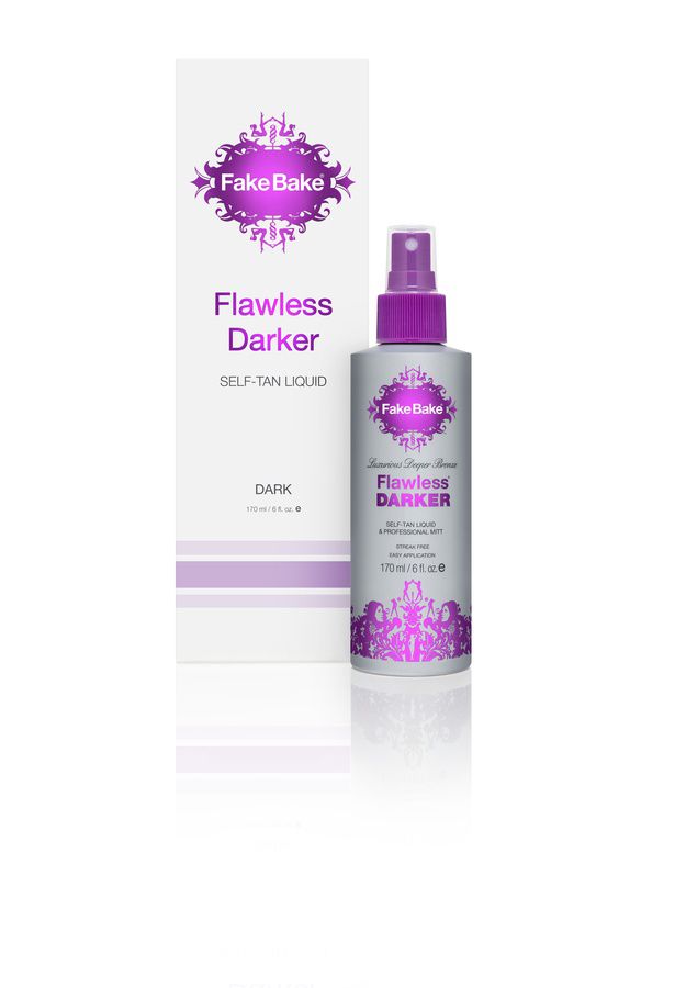 Flawless Darker Self-Tan Liquid & Professional Mitt