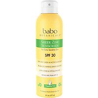 Sheer Non-Nano Zinc Continuous Spray SPF 30 Fragrance Free Mineral Sunscreen